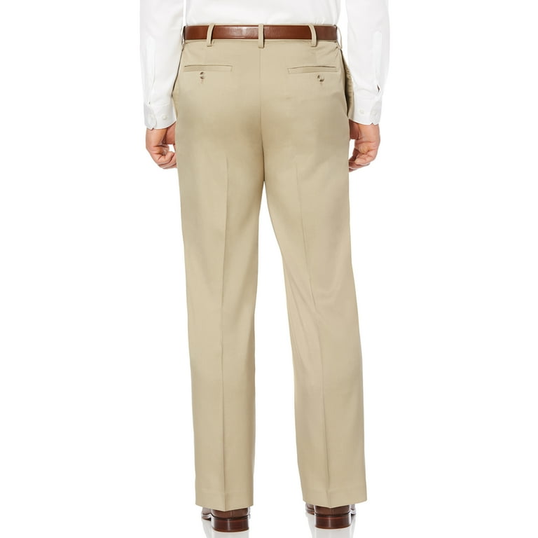 Big Tall Flat Front Stretch Crosshatch Dress Pant Walmart