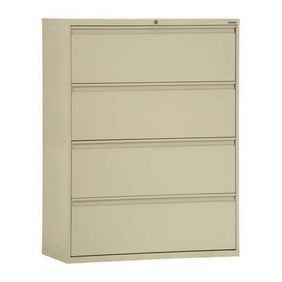 Hl1000 Series 30 Inch Wide 4 Drawer Lateral File Cabinet Putty