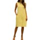 thumbnail image 1 of Vestido de Verano de Mujer con Bolsillos sin Mangas Cambio de Lino de Rodilla Vestido de Verano Casual Bolsillos Laterales de Tela Transpirable Colores Versátiles, 1 of 9