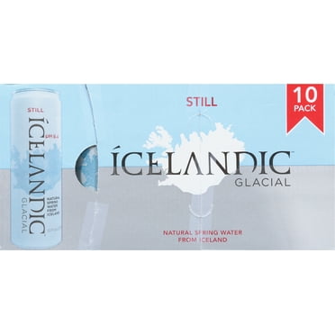 Icelandic Glacial Still Natural Spring Water from Iceland 10 - 330 ml Cans