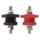thumbnail image 1 of Conectores De Terminales De Batería A Través Del Panel, Unión De Perno Prisionero Segura A Través Del Panel Negro Rojo DC 12 V A 48 V 1 Par Confiable Para Automóvil, 1 of 7
