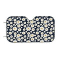 thumbnail image 7 of Haiem Daisy Floral Car Windshield Sun Shade - Blocks UV Rays Sun Visor Protector, Sunshade to Keep Your Vehicle Cool, Universal Fit SUV Van Sedan-Medium, 7 of 7