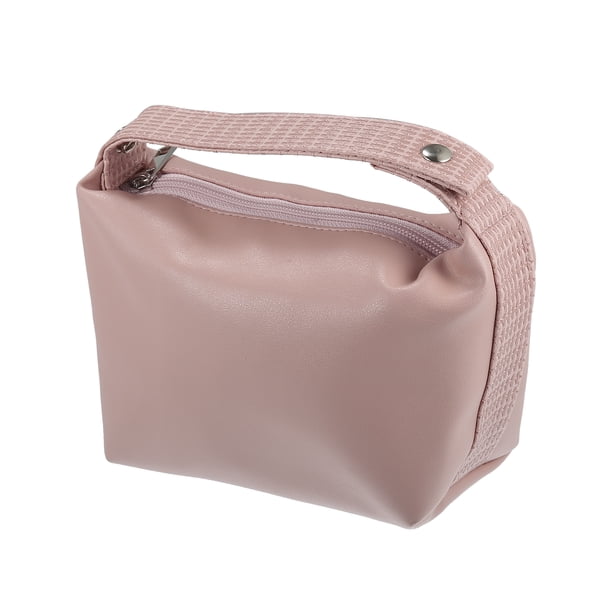 Bolsa organizadora de maquillaje Unique Bargains PVC Rosa 19,2x9,3x17,5 cm