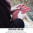 thumbnail image 7 of Whiteleopard Women winter Gloves Touchscreen Warm Plain Gloves- Touch Screen Texting for Phone, 7 of 7