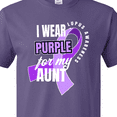 thumbnail image 4 of Inktastic I Wear Purple For My Aunt Lupus Awareness T-Shirt, 4 of 5