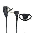 thumbnail image 1 of Walkie Talkie en forma , auricular con micrófono PTT, auriculares de vigilancia para T5428 Tklr T4 Em1020R SX709R T6, 1 of 9