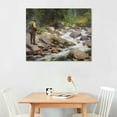 thumbnail image 2 of COMIO John Singer Sargent Art Poster Trout Stream in The Tyrol Gifts Canvas Painting Poster Wall Art Decorative Picture Prints Modern Decor, 2 of 4
