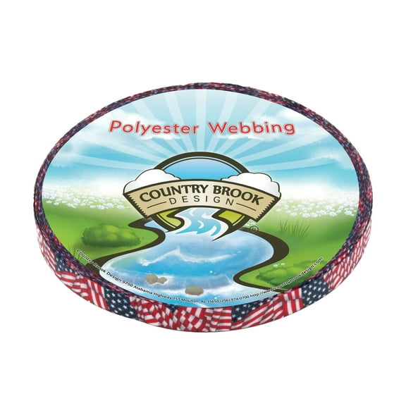 Country Brook Design® Patriotic Tribute Lite Tape (1/2 Inch, 50 Yards)