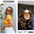 thumbnail image 3 of Gafas de sol clásicas de aviador vintage para mujeres y hombres, gafas de sol retro de los años 70 con montura grande Zhivalor WMPH-877-3, 3 of 6