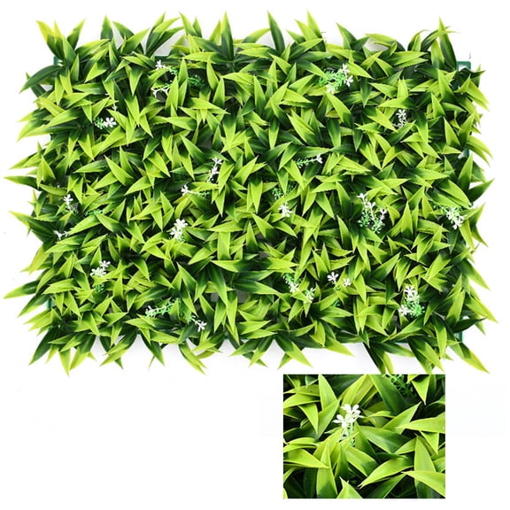 Gmogad Artificial Green Plant Wall Panel, Simulation Boxwood Hedge for Wall Decor, Indoor Outdoor Fake Lawn Fence Decoration, Home Garden Background Flower Wall Hanging Privacy Screen