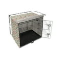 thumbnail image 6 of Fish Dog Crate Cover, Underwater Elements with Ornamental Stripes or Dots Marine Themed Pattern, Easy to Use Pet Kennel Cover Small Dogs Puppies Kittens, 7 Sizes, Eggshell and Multicolor, by Ambesonne, 6 of 6