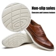 thumbnail image 4 of JITAI Men's Oxford Dress Shoes Casual Shoes Men Brown Size 11, 4 of 5