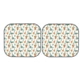 thumbnail image 5 of Lsque Summer Dinosaur 2 PCS Windshield Sun Shade | CarFoldable Window Covers | Car Accessories Reflect UV for Universal Cars SUV Truck | Large, 5 of 7