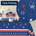 thumbnail image 6 of Patriotic Rectangle Tablecloth 60x84 Inch Memorial Day Independence Day American Flag Rectangle Tablecloth Washable Microfiber Tablecloth Decorative Table Covers for Picnic Party, 6 of 6