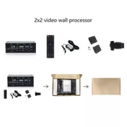 2x2 Video Wall Controller 2x1 3x1 1x3 1x4 Vga Hdmi Splicing 4 Led&lcd Tv Video Display Processor Video Wall Controller With Subtitles