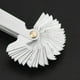 thumbnail image 3 of Peine para roscas, calibre de rosca métrica de 58 cuchillas, calibre de corte de rosca con paso de tornillo de fijación, sistema de calibre de pulgadas métricas, plateado, una pieza, 3 of 5