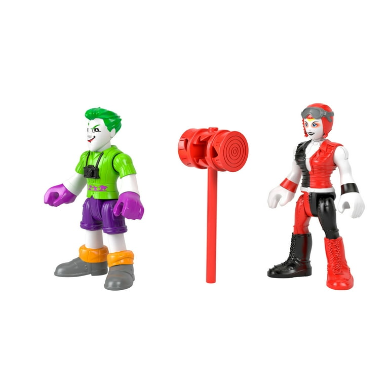 Imaginext DC Super Friends The Joker & Harley Quinn Figure Set, 3
