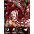 thumbnail image 7 of Gingerbread Christmas Cloth Napkins Set of 4 Reusable Dinner Napkins, Xmas Balls Branches Red Buffalo Plaid Cocktail Napkin Washable Table Napkins for Wedding/Holiday Party/Baby Shower 20"x20", 7 of 7