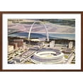 thumbnail image 2 of Art.com Gateway Arch, St. Louis, Missouri Art Print, Brown Frame Wall Art, 29" x 21", 2 of 5