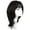 Black, variant on Desertasis wigs human hair glueless wigs human hair pre plucked pre cut Women's Wig Long Hair Inner Buckle Collarbone Hair Cover Adjustable And Slanting Air Bangs Wig Black One Size