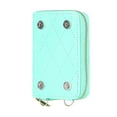 thumbnail image 6 of Allytech Case for iPhone 13 Pro Max, Shockproof Leather Wallet Case Shoulder Strap Card Slots Stand Detachable Wrist Strap Cover,Green, 6 of 11