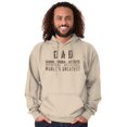 thumbnail image 4 of Dad Genuine World's Greatest Father Hoodie Hooded Sweatshirt Men Brisco Brands S, 4 of 6