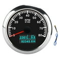 thumbnail image 2 of Tachometer, 9-32VDC 3 In 1 Multifunctional RPM Gauge Low Power Consumption  For Ship For Truck Black Dial, 2 of 8