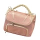 thumbnail image 5 of Neceser para mujer, neceser de maquillaje, estuche de transporte portátil multifuncional, bolso de mano. Rosa L, 5 of 9
