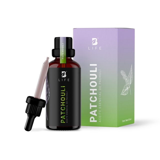 Aceite Esencial De Pachulí | 50 ml | Ingredientes Puros y Naturales | Patchouli Essential Oil | B Life.