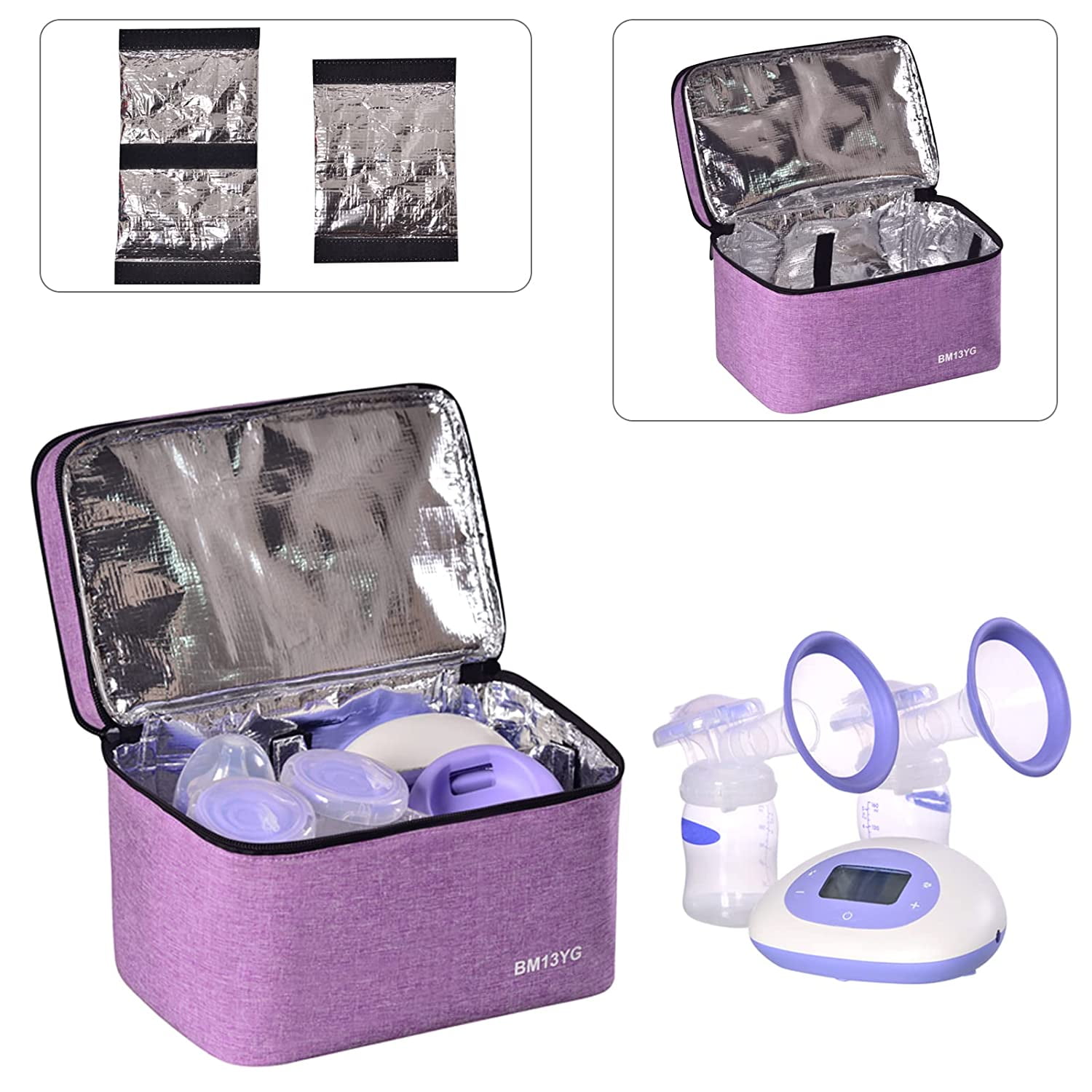 Momcozy Breast Pump Bag for Hands-Free Wearable Breast Pumps, Hard Shell  Case with Removable Tray, Watertight Breast Pump Storage Bag for Pumping  Bag