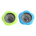 thumbnail image 1 of Set of 2 Kitchen Sink Drain Strainers Basket Sink Drain Basket Kitchen Sink Strainers Suitable for Effective Filtering, 1 of 4