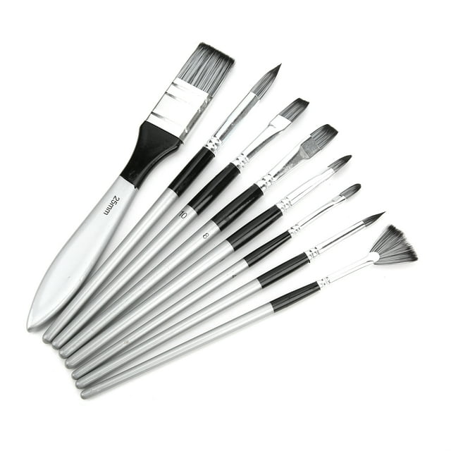 Paint Brushes Set, Paint Brushes Artist Paintbrushes Acrylic Paint Brushes Set Nylon Wool Painting Brush For Acrylic Painting Oil Watercolor Body Face Nail Art