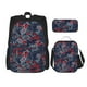 thumbnail image 1 of Disketp Cool Red Off-Road Vehicle Mochila Estampada de Gran Capacidad con Lonchera y Estuche, Set de 3 Piezas para Estudiantes, 1 of 7