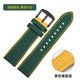 thumbnail image 3 of Correa de reloj de silicona suave para hombre, correa de reloj de nailon y caucho fluorado de 20, 22, 23 y 24 mm para Tudor, Breitling, Citizen, Tissot, 3 of 5
