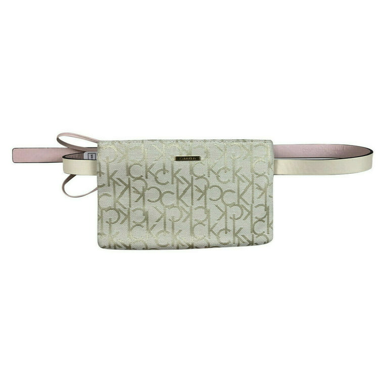 Klein Zip Belt Bag, clutch purse wristlet (Ivory,Medium) - Walmart.com