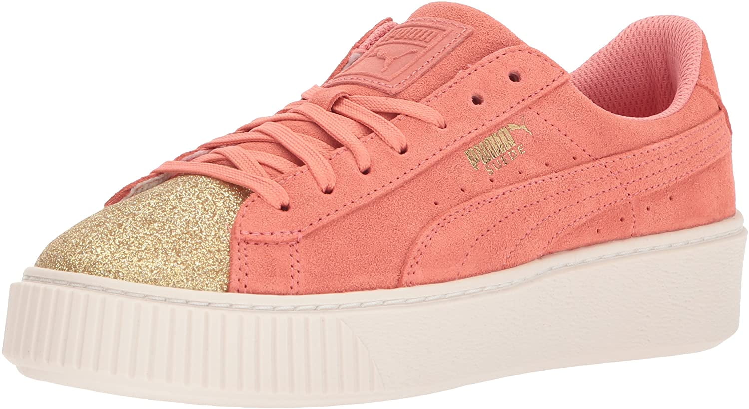 puma suede platform pink