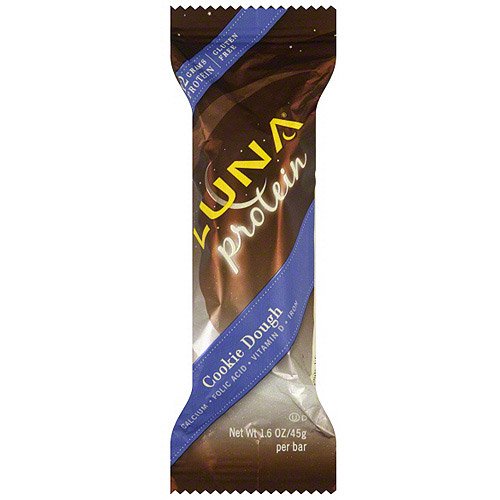 Luna Cookie Dough Protein Bars, 1.59 oz (Pack of 12)