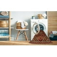 thumbnail image 2 of Ahgly Company Machine Washable Indoor Rectangle Traditional Light Brown Area Rugs, 6' x 9', 2 of 7
