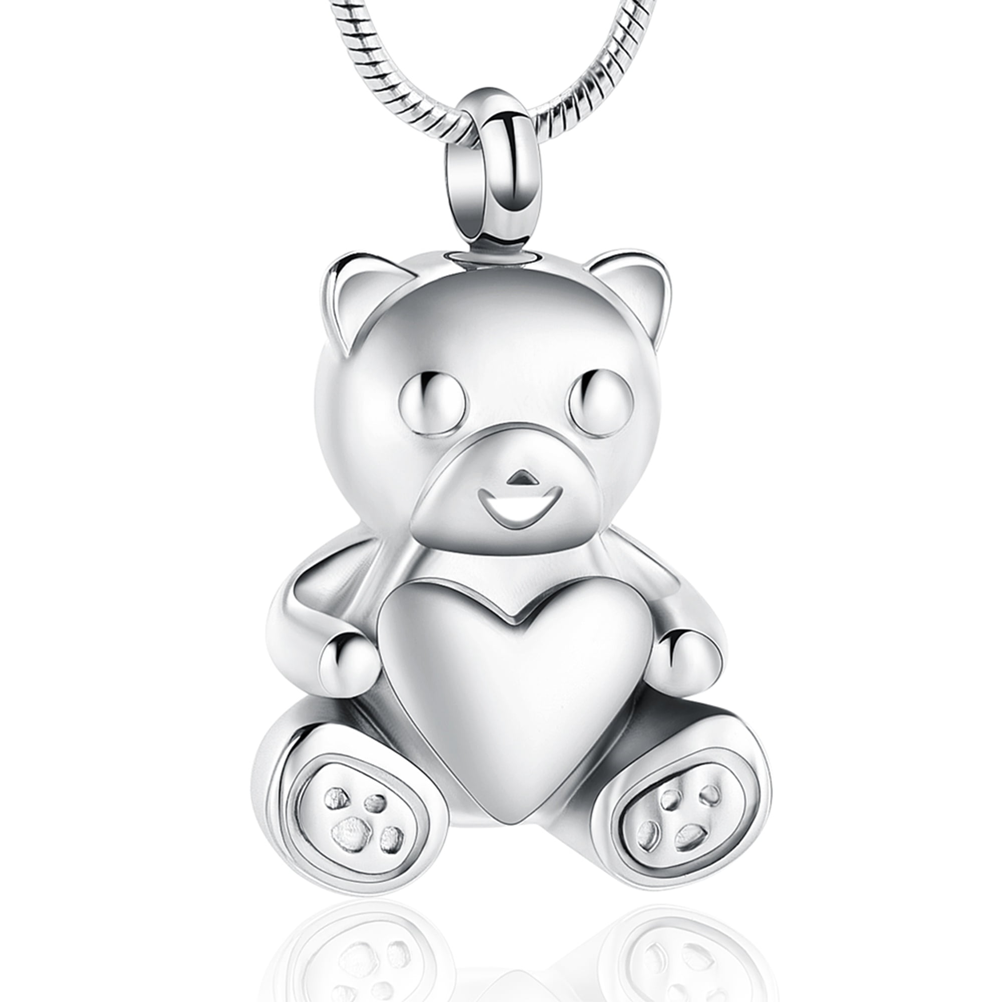 Teddy Bear Pet Cremaiton Jewelry for Ashes Memorial Urn Keepsake Locket
