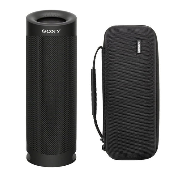 Sony Portable Bluetooth Speaker with Waterproof, Black, SRSXB23B_K2