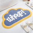 thumbnail image 2 of Bath mat non slip absorbent shower bathroom rug carpet clouds (HTOOQ), 2 of 2