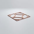 thumbnail image 3 of Ekena Millwork 15 3/8"W x 15 3/8"H x 3/8"T Medium Crosby Decorative Fretwork Wood Wall Panels, Cherry, 3 of 7