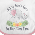 thumbnail image 4 of Inktastic All of God's Grace in One Tiny Face Boys or Girls Baby Bib, 4 of 4