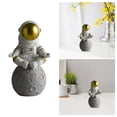 thumbnail image 6 of 2pcs Astronaut Miniature Sculpture Outer Space Preschool Learning Gifts Home Living Bookshelf TV Shelf Tabletop Decoration Collectible, 6 of 7