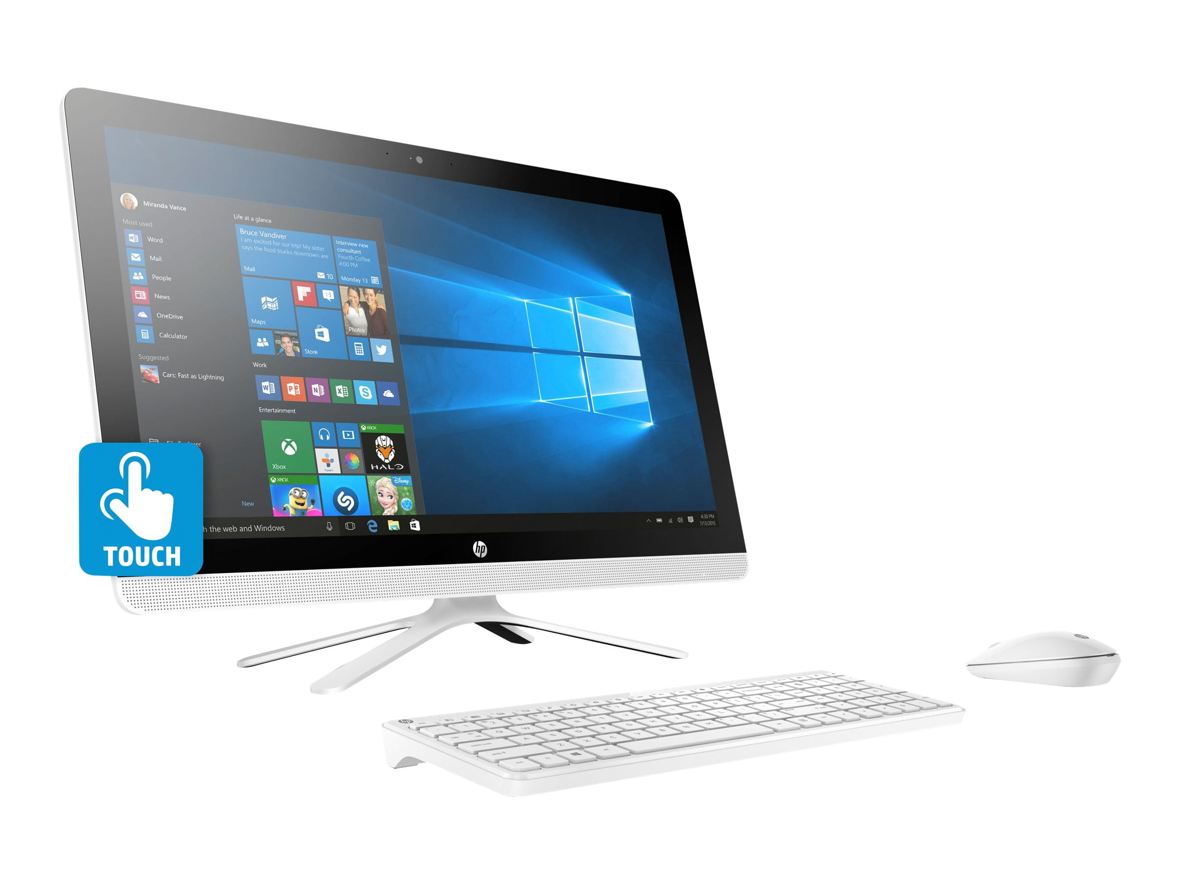 Hp All In One 24 G230 All In One Desktop Walmart Com Walmart Com