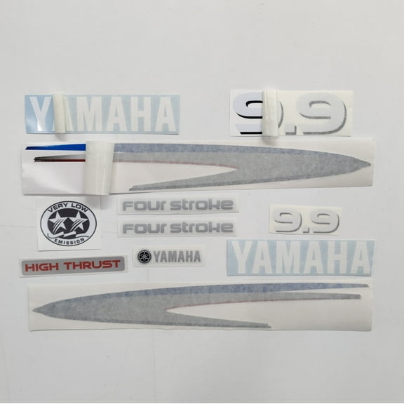 411 Decals Aftermarket Replacement for Yamaha 9.9 Four Stroke (2002-2006) Outboard Decal Sticker Set
