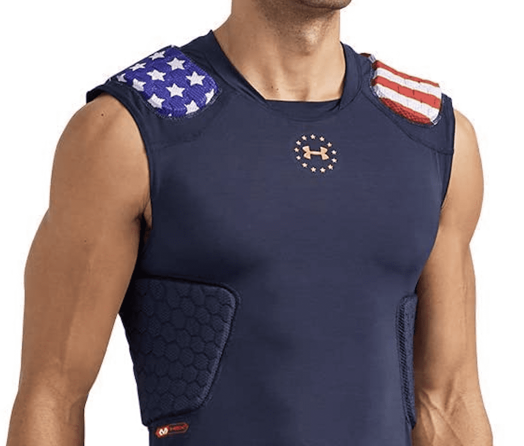 Under armour padded outlet shirt