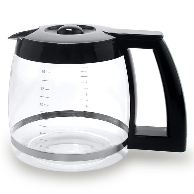 Jarra de café Sendextra de repuesto para 14 tazas, color negro