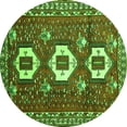 thumbnail image 1 of Ahgly Company Indoor Round Persian Green Traditional Area Rugs, 6' Round, 1 of 1