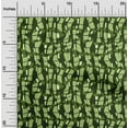 thumbnail image 2 of oneOone Viscose Chiffon Green Fabric Abstract Diy Clothing Quilting Fabric Print Fabric By Yard 42 Inch Wide, 2 of 4